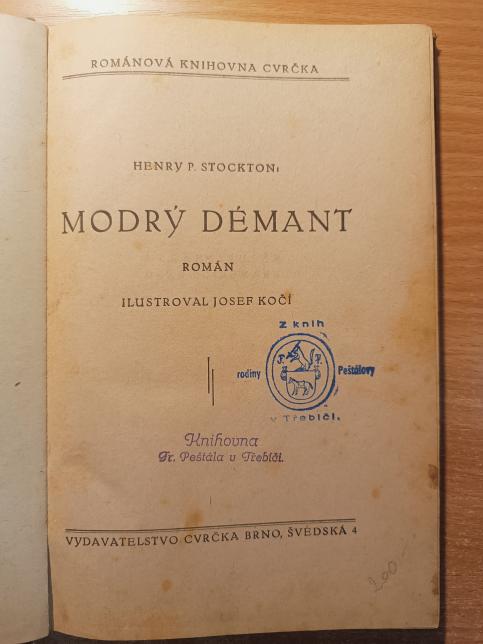 Modrý démant