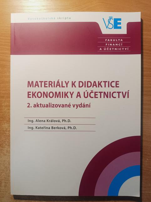 Materiály k didaktice ekonomiky a účetnictví