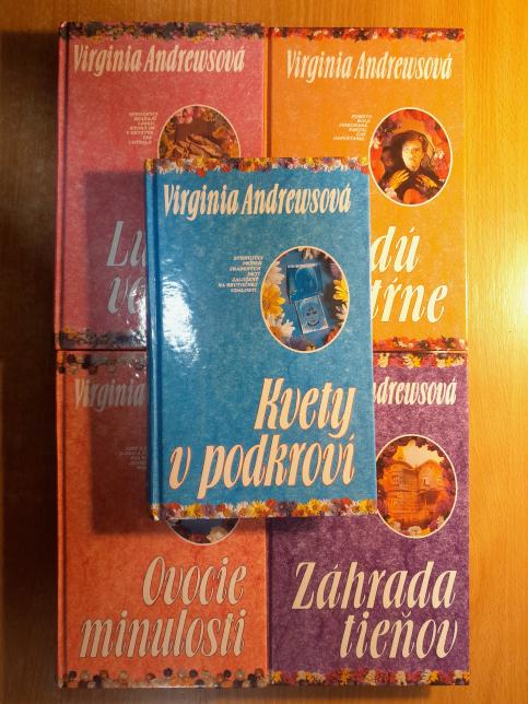 Kvety v podkroví, Lupene vo vetre, Budú aj trne, Ovocie minulosti, Záhrada tieňov