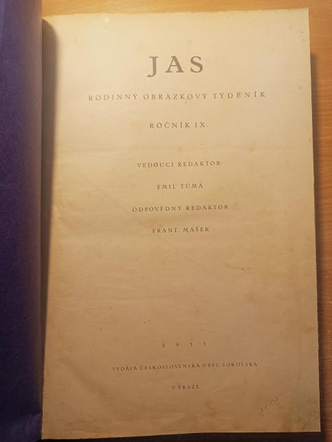 Týdeník Jas - ročník IX.