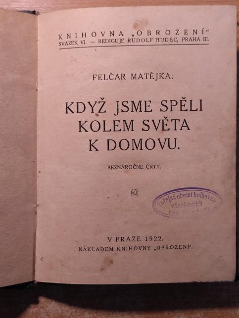 Když jsme spěli kolem světa k domovu